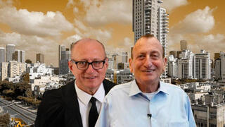 ראש עיריית ת"א רון חולדאי ושופט העליון אלכס שטיין על רקע רובע  4 