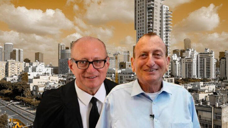 ראש עיריית ת"א רון חולדאי ושופט העליון אלכס שטיין על רקע רובע  4 