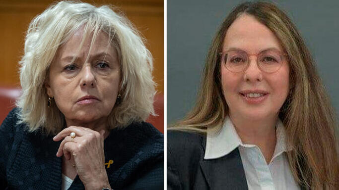 מימין עו"ד יעל קוטיק ו גלי בהרב מיארה 