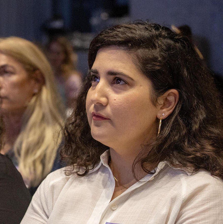 ארוע יזמיות 2026 - מימין תמר לוצאטו שותפה ועורכת פטנטים קבוצת לוצאטו Luzzatto & Luzzatto