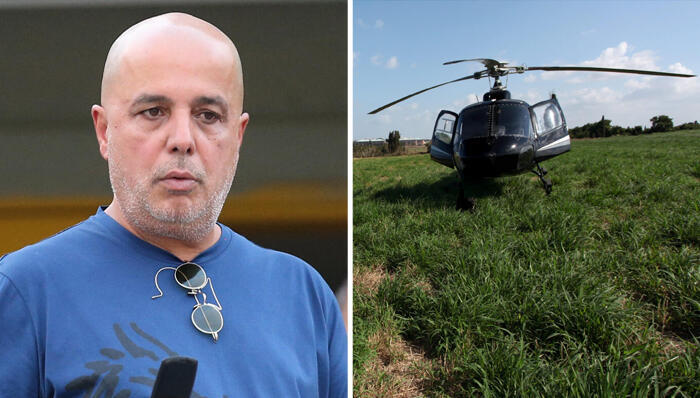 עמוס לוזון ו מסוק