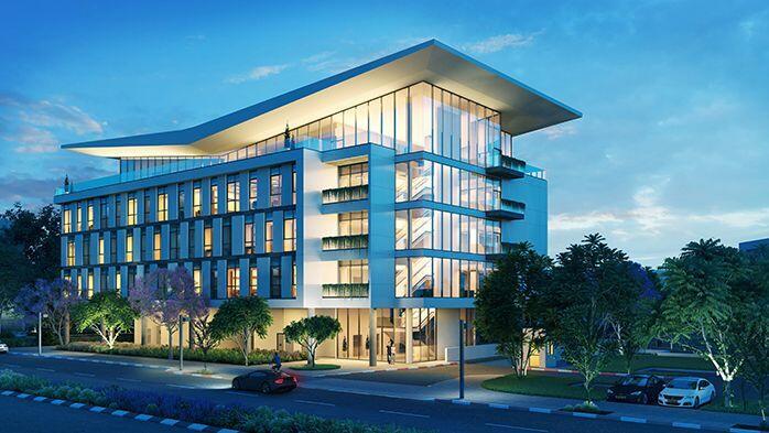 הבניין הראשון באקדמיה לטכנולוגיות רפואיות 