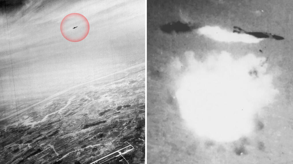 פאנטום אמריקאי נפגע בזירת וייטנאם מטיל S75, שהופעל גם נגד צה"ל (צילום: USAF) הקברניט טילים אמצעי הטעיה