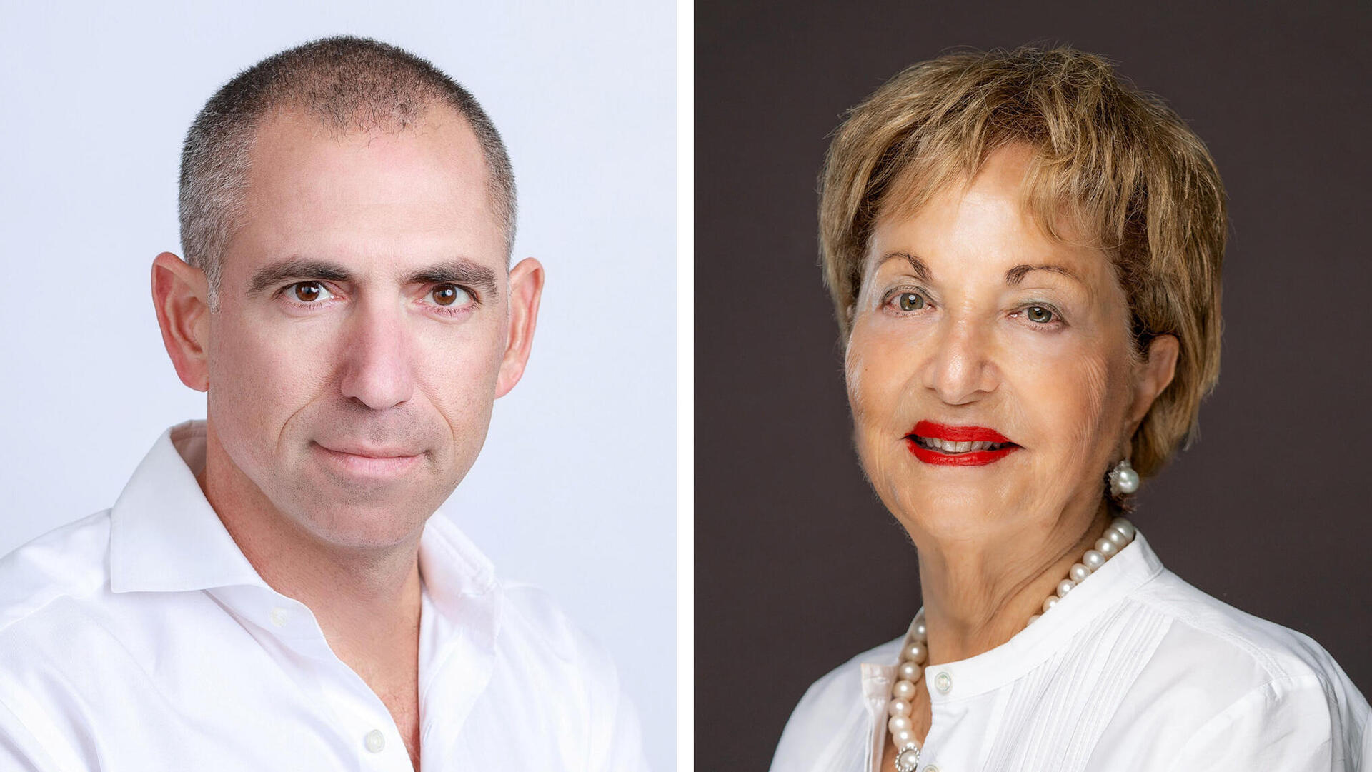 מימין רעיה שטראוס ו צחי ארבוב