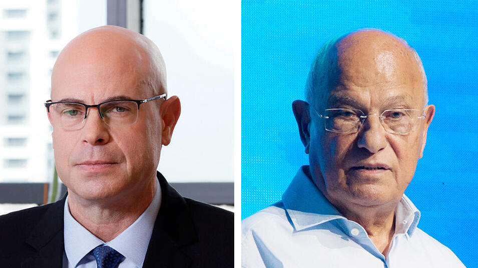 מימין בעל השליטה במגדל שלמה אליהו ו רביב צולר מנכ"ל ICL 