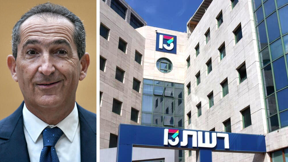 פטריק דרהי הבעלים של HOT לצד משרדי תחנת רשת 13