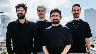 כירי Hypercore מימין דניאל פרייליך VP R&D דניאל ליכטנשטיין מנכ"ל תומר משה CTO דוד יהלומי COO