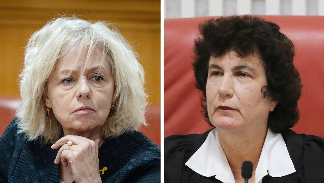מימין שופטת בית המשפט העליון דפנה ברק ארז והיועמ"שית גלי בהרב