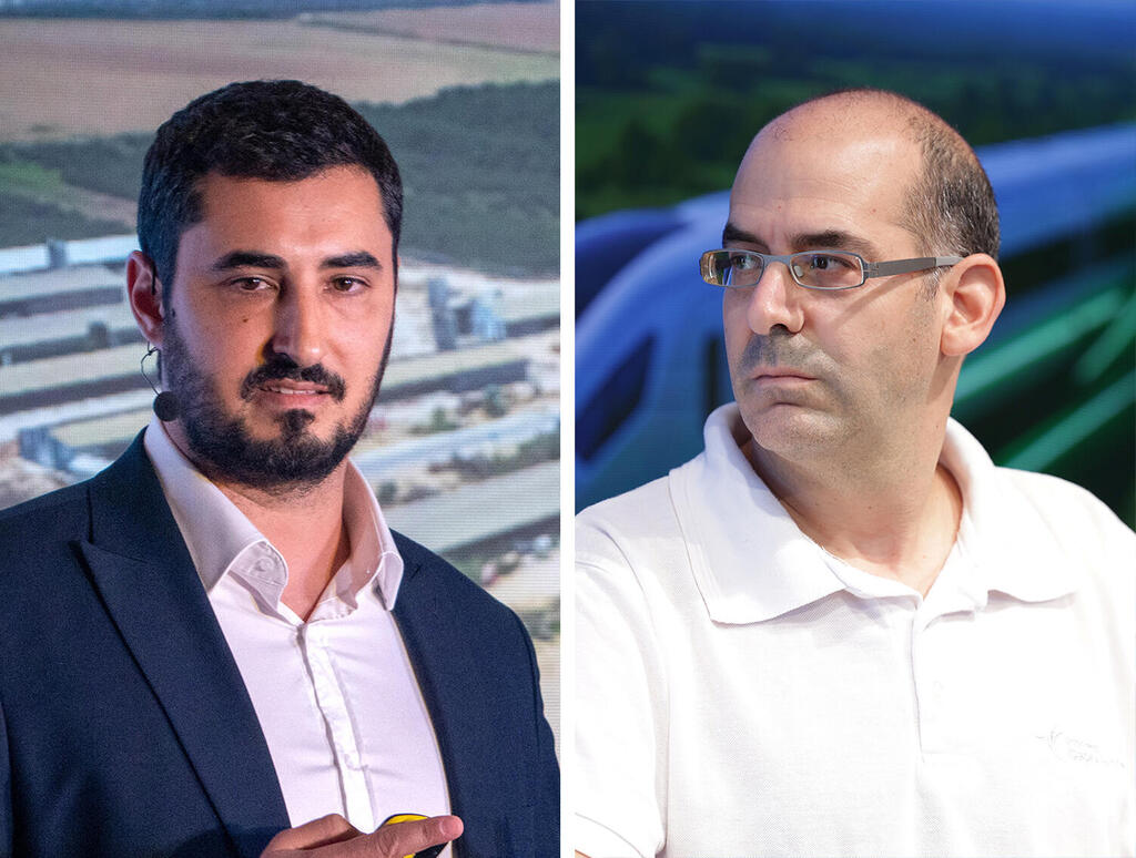 מימין חגי שרייבר מנהל השקעות ראשי בהפניקס ו יוני חנציס מנכ"ל דוראל