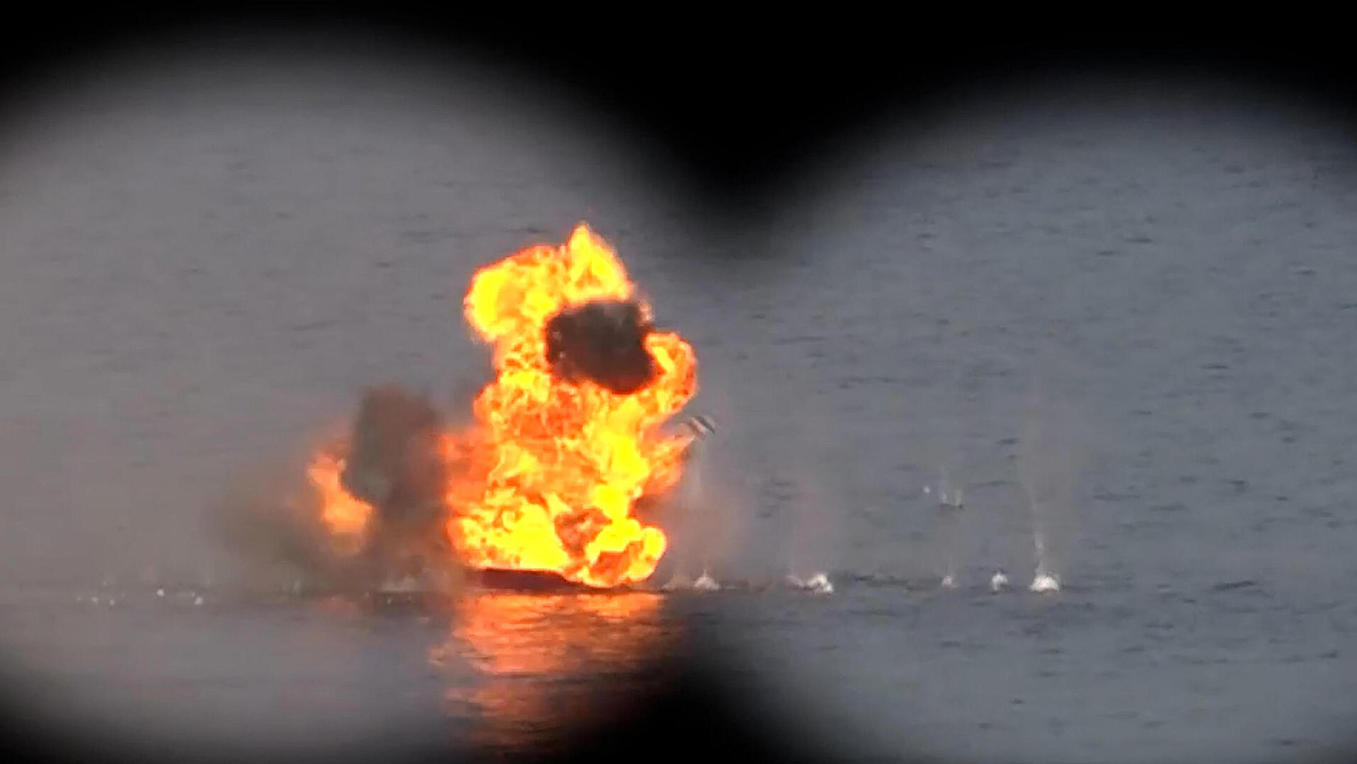 צבא איראן אימון של חיל הים האיראני בשבוע שעבר