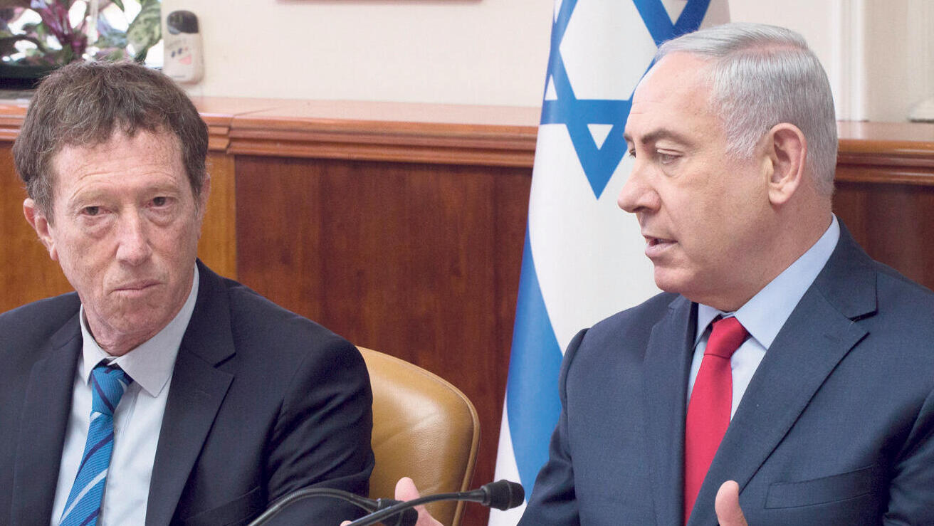 בנימין נתניהו ראש הממשלה ו אבי שמחון יור המועצה הלאומית לכלכלה