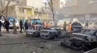 טהרן איראן נזקים שריפה רכבים שרופים תקיפות אה"ב וישראל שאגת הארי