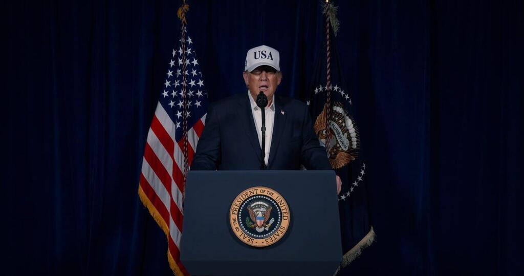 נשיא ארה"ב דונלד טראמפ מכריז על פתיחת מלחמה עם איראן 28.2.26