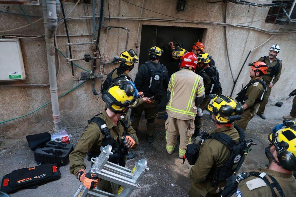 זירת נפילה ברמת גן שאגת הארי מלחמה עם איראן