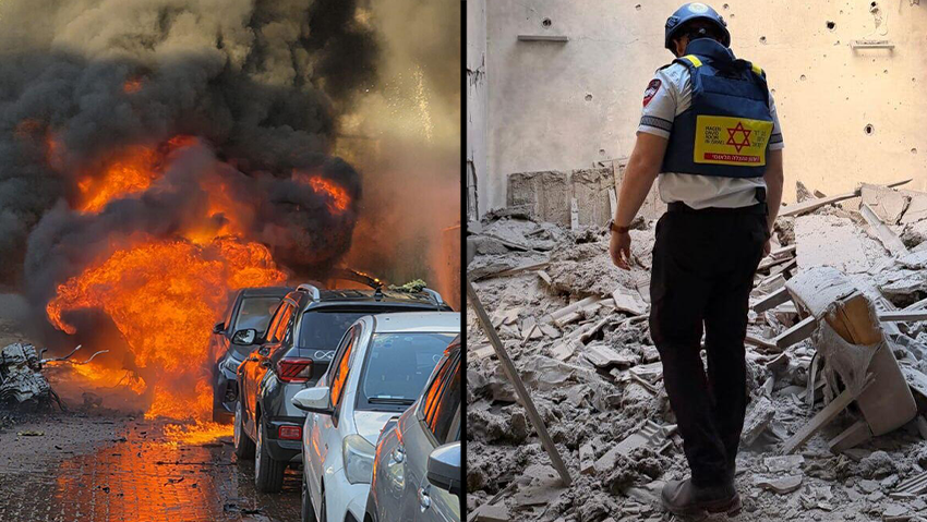 אש מנפילה בראש העין שאגת הארי מלחמה עם איראן