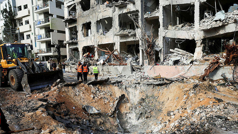 שאגת הארי פגיעה ב תל אביב 28.2.26 איראן מלחמה עם איראן