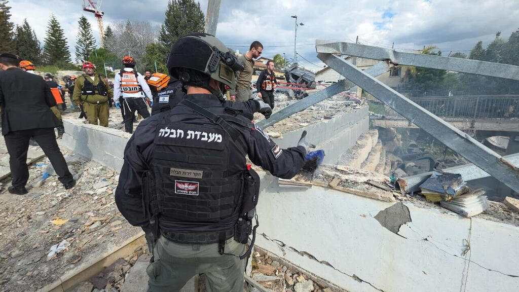 זירה בית שמש פגיעה ישירה נפילה טיל מ איראן מלחמה שאגרת הארי