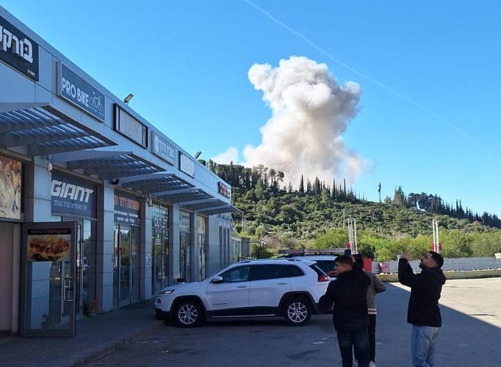 פגיעה ישירה נפילה טיל מ איראן מבצע שאגרת הארי ב בית שמש