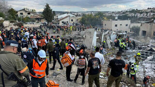 זירה ב בית שמש פגיעה ישירה נפילה טיל מ איראן מלחמה שאגרת הארי