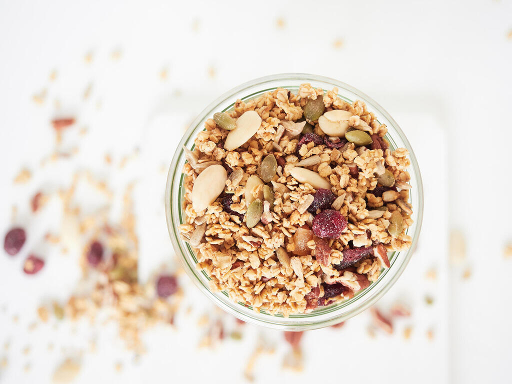 גרנולה עם פירות מיובשים פנאי