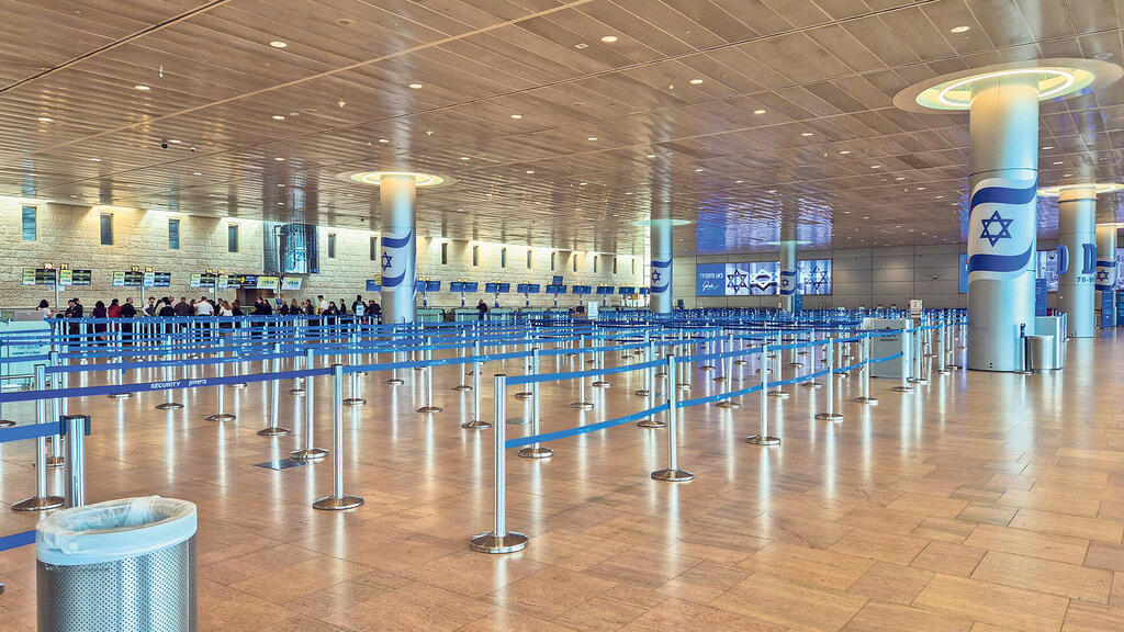 נתב"ג לאחר סגירת השמיים (צילום: עידו ארז) מלחמת שאגת הארי נתב"ג לאחר סגירת השמיים 1.3.26