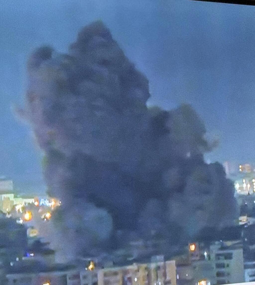 תקיפה דאחייה ביירות לבנון שאגת הארי מלחמה איראן