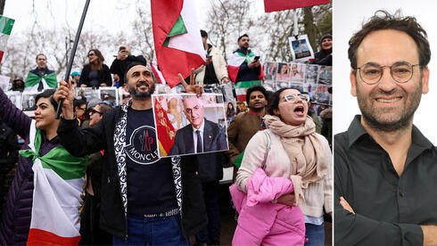 צילומים: REUTERS/Jack Taylor , דוברות אוניברסיטת חיפה "זו טעות לחשוב שטראמפ נכנס לאיראן כדי להביא דמוקרטיה"