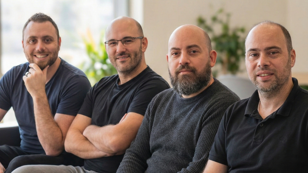 מייסדי Reclaim Security: ברק קלינגהופר, יניב ווקסמן, רועי פרץ, אור וירניק