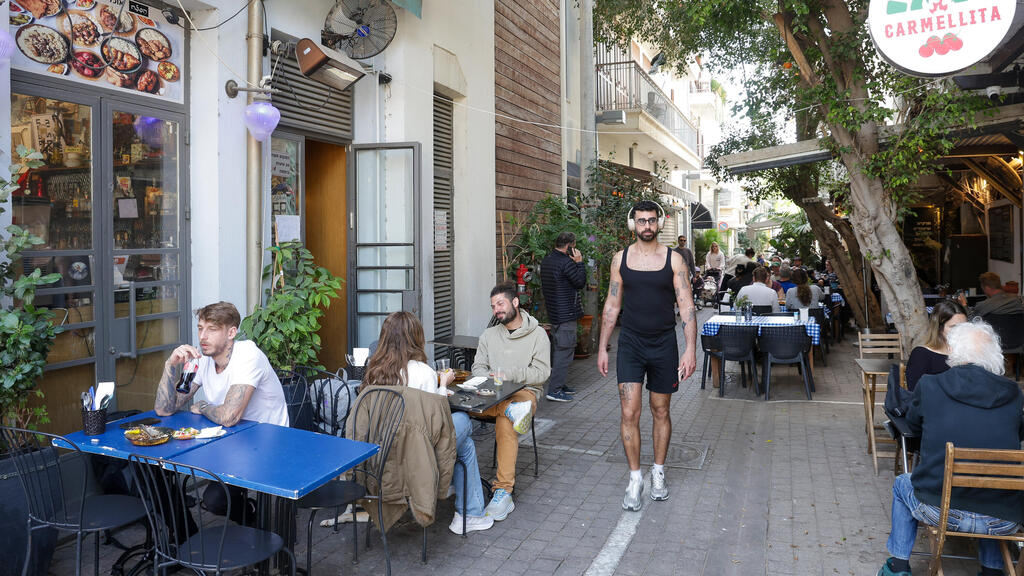 מסעדה בתל אביב. התפוסה במסעדות עמדה על 75% (צילום: אביגיל עוזי) מסעדה ב תל אביב 4.3.26