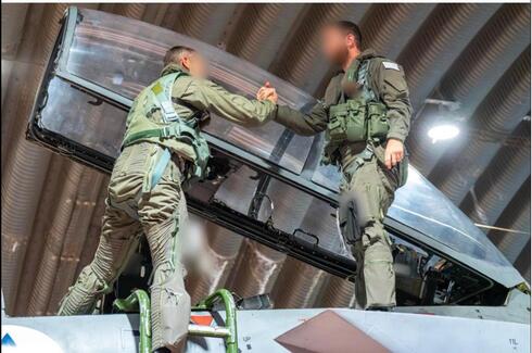 Israeli pilots after completing a mission in Iran. 