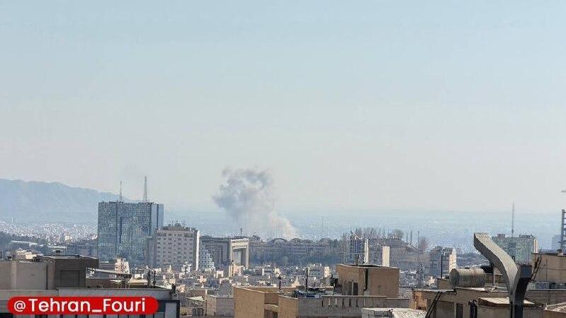 עשן ב טהרן איראן מלחמה עם איראן 6.3.26