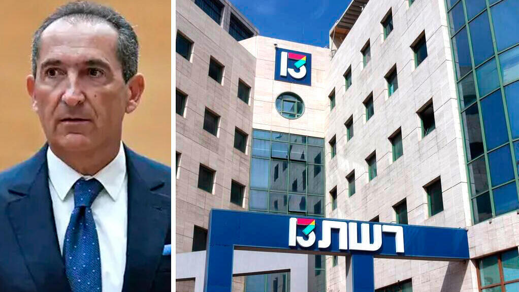 פטריק דרהי לצד משרדי רשת 13. "אינטרס עודף להשתלט על שוק התקשורת" (צילומים: Stephane de Sakutin/AFP Vered Barequet / Shutterstock) פטריק דרהי הבעלים של HOT לצד משרדי תחנת רשת 13 חדש