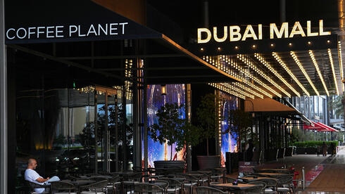 An empty cafe in Dubai. 