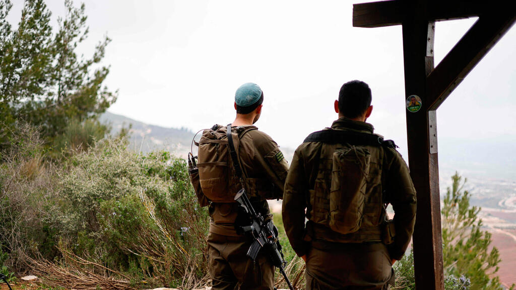 חיילים בגבול לבנון (צילום: Jalaa MAREY / AFP) חיילים בגבול לבנון