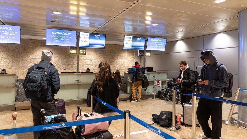 טיסות יוצאות נתב"ג שאגת הארי מלחמה עם איראן 8 ב מרץ 2026