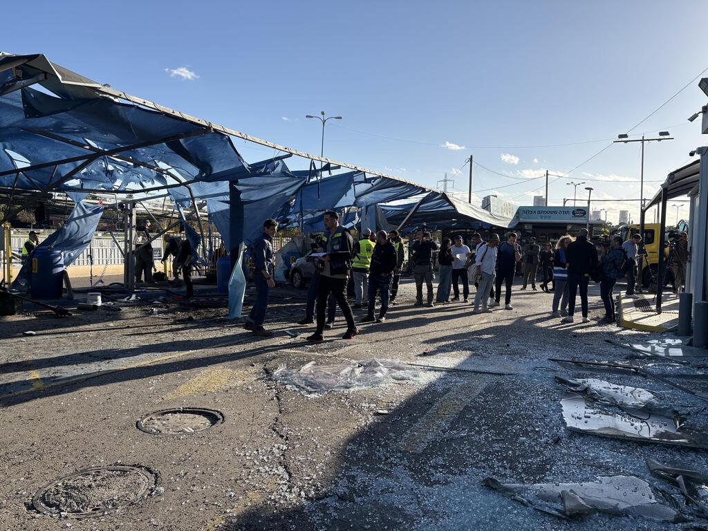 תל אביב מלחמה איראן טיל נפילה רוקח