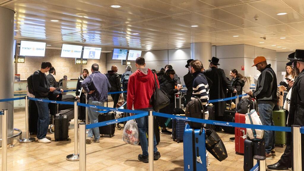 טיסות יוצאות נתב"ג שאגת הארי מלחמה עם איראן 8 במרץ 2026