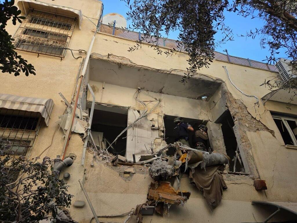 פגיעה ב בית ב תל אביב שאגת הארי ירי איראן טיפים