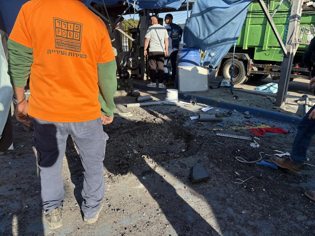 תל אביב מלחמה איראן טיל נפילה רוקח