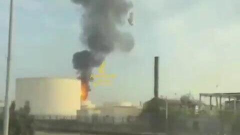 מתקני נפט BAPCO בחריין עולים באש לאחר כטב"ם איראני איראן פגע מתקני נפט BAPCO בחריין עולים באש לאחר כטב"ם איראני איראן פגע