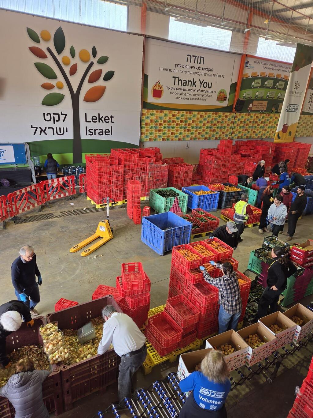 ארגון הצלת המזון לקט ישראל הרחיב את פעילות החירום