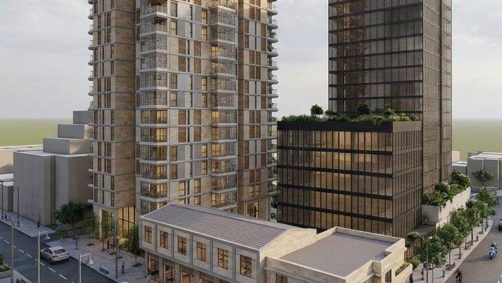 הדמיית מתחם חצר שפירא