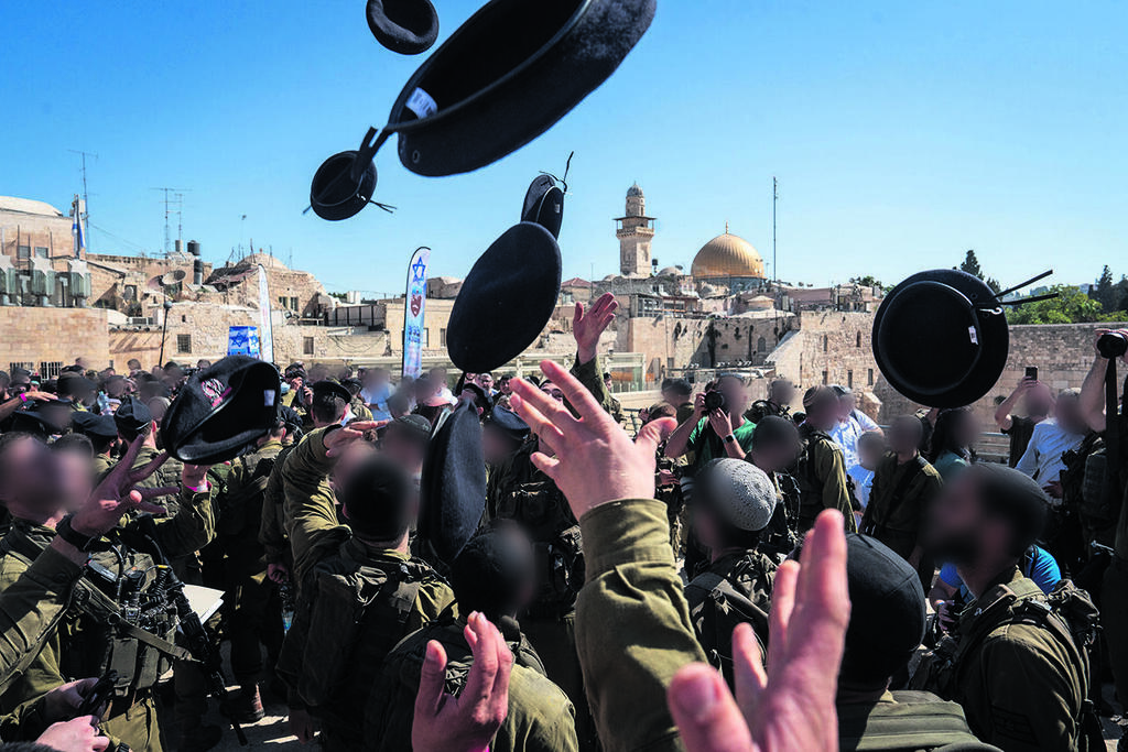 טקס סיום מסלול של לוחמי חטיבת חשמונאים