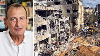 פגיעת טיל איראני בבניין ב תל אביב לצד ראש העיר רון חולדאי