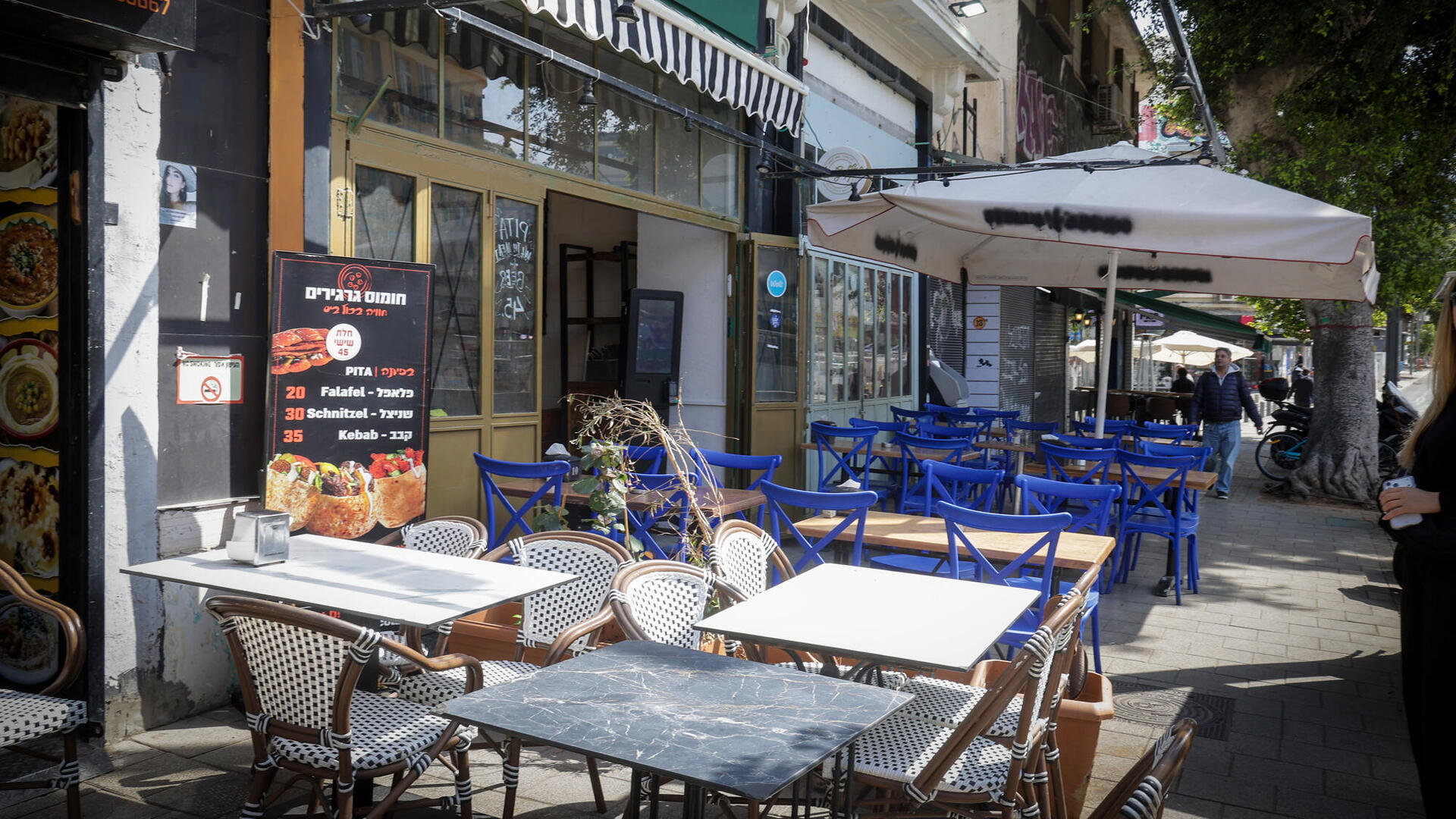 עסקים קטנים בתל אביב סגורים בזמן המלחמה