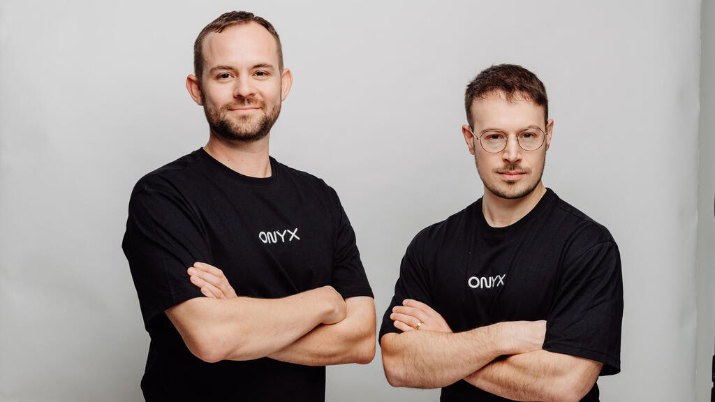 מימין גיל אלבז ומקסים קוגן, מייסדי Onyx (צילום: נתנאל טוביאס) מימין גיל אלבז ו מקסים קוגן Onyx