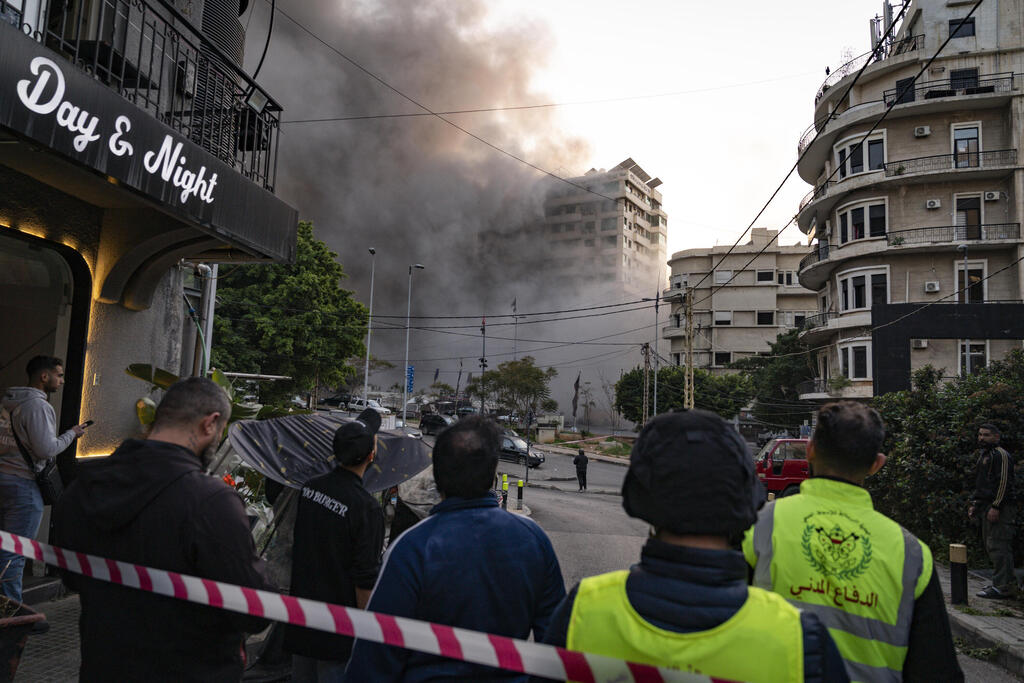 תקיפה 5 ב דאחייה ביירות לבנון 12.3.26