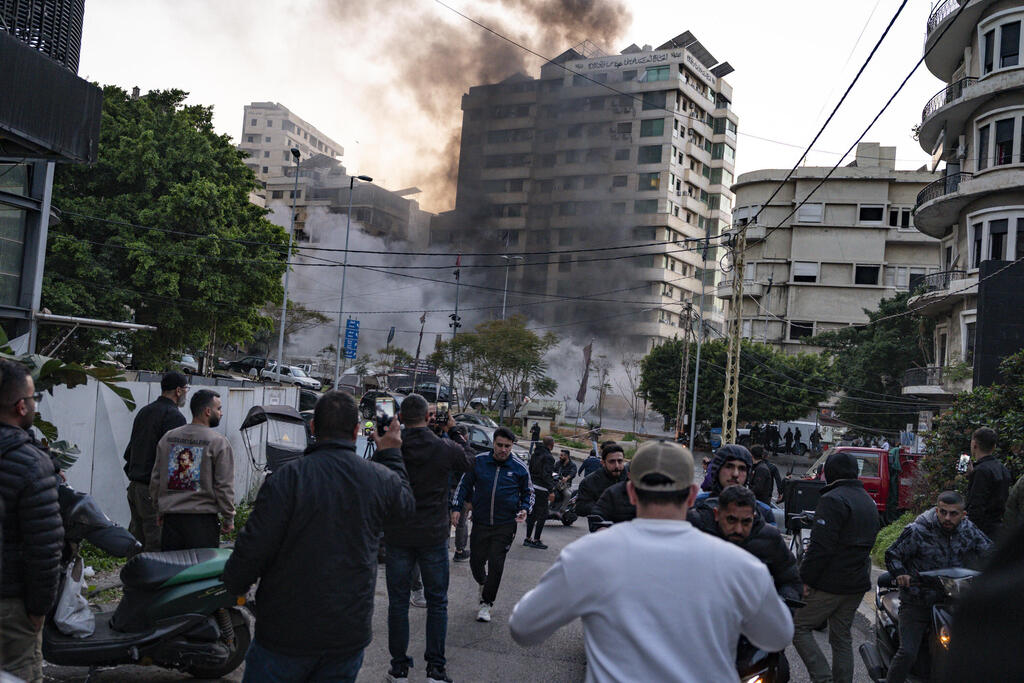 תקיפה 6 ב דאחייה ביירות לבנון 12.3.26