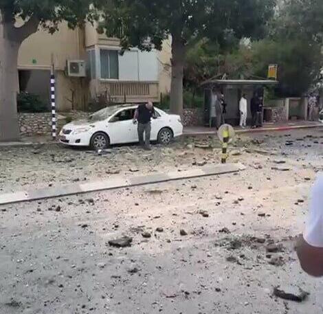 נס ציונה נזק נפילה איראן טיל שאגת הארי 2