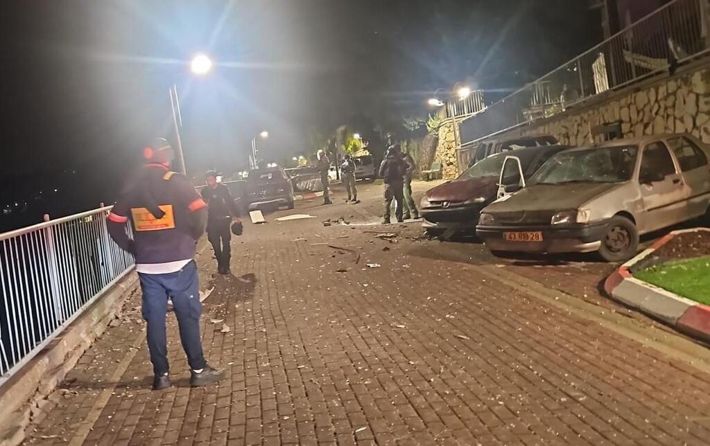 נזק מ באזור הצפון מטח משולב מ איראן ו לבנון 14.3.26